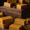 Default_Many_turmeric_soap_bars_on_a_table_no_name_on_soap_no_1 Golden Glow Bar